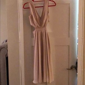 ASOS cut out nude dress, worn once